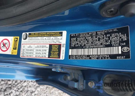 2016 Toyota Camry Se из США, поврежденный, VIN 4T1BF1FK1GU559951